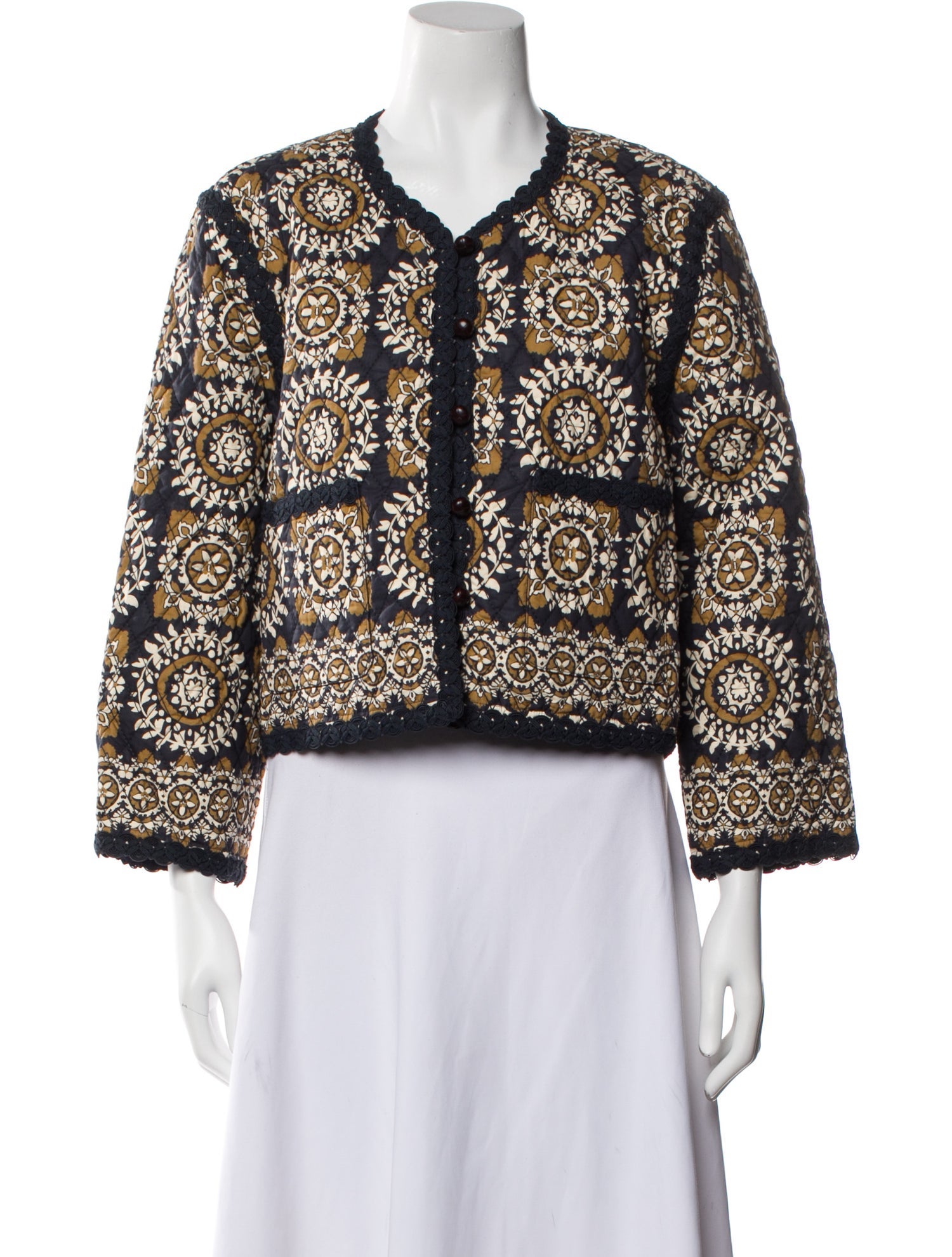 Cara Cara Printed Evening Jacket w/ Tags