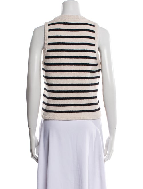 Cara Cara Striped V-Neck Crop Top