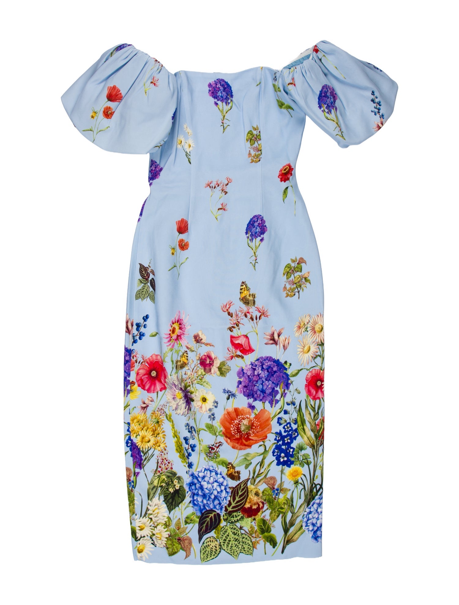 Cara Cara Floral Print Midi Length Dress w/ Tags