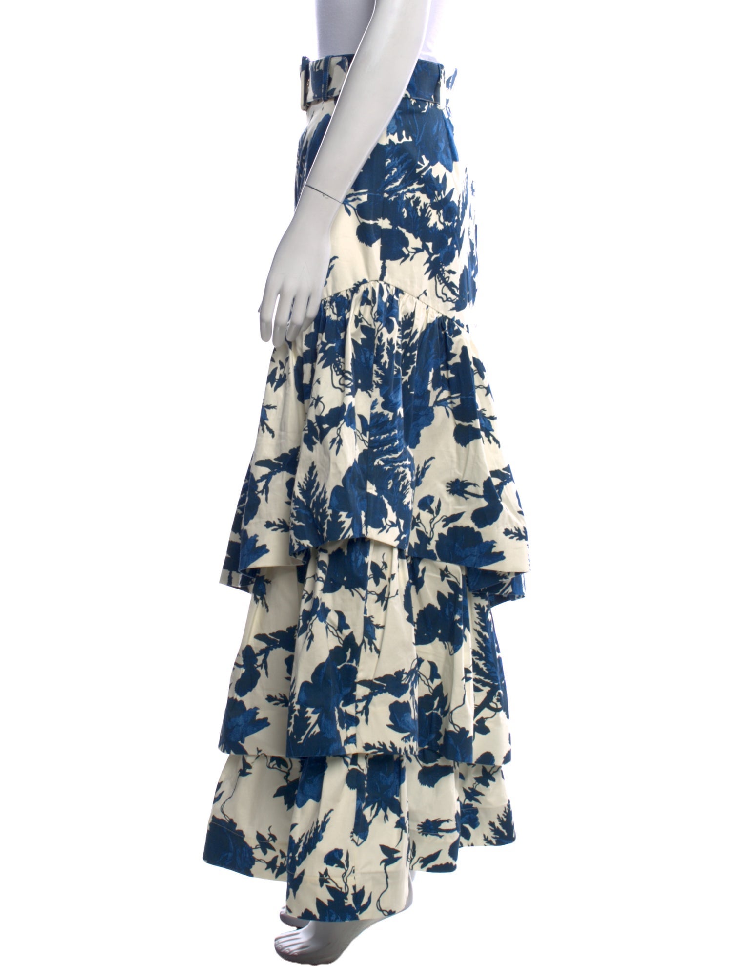 Cara Cara Floral Print Midi Length Skirt w/ Tags