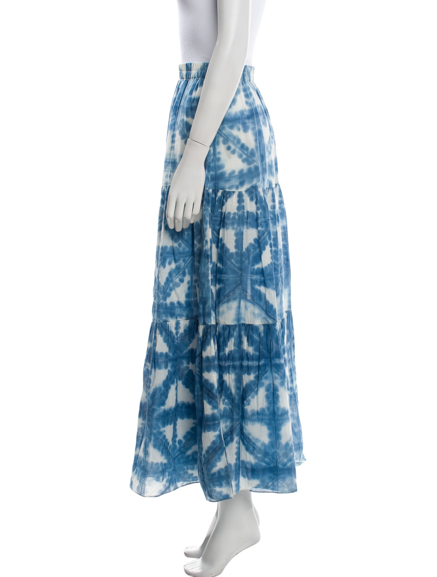 Cara Cara Tie-Dye Print Midi Length Skirt