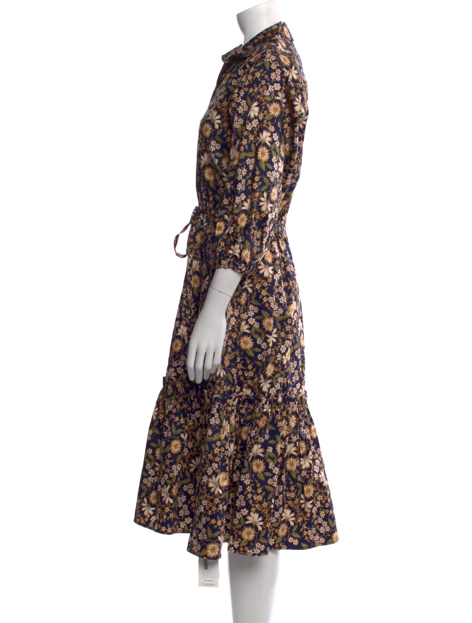 Cara Cara Floral Print Midi Length Dress