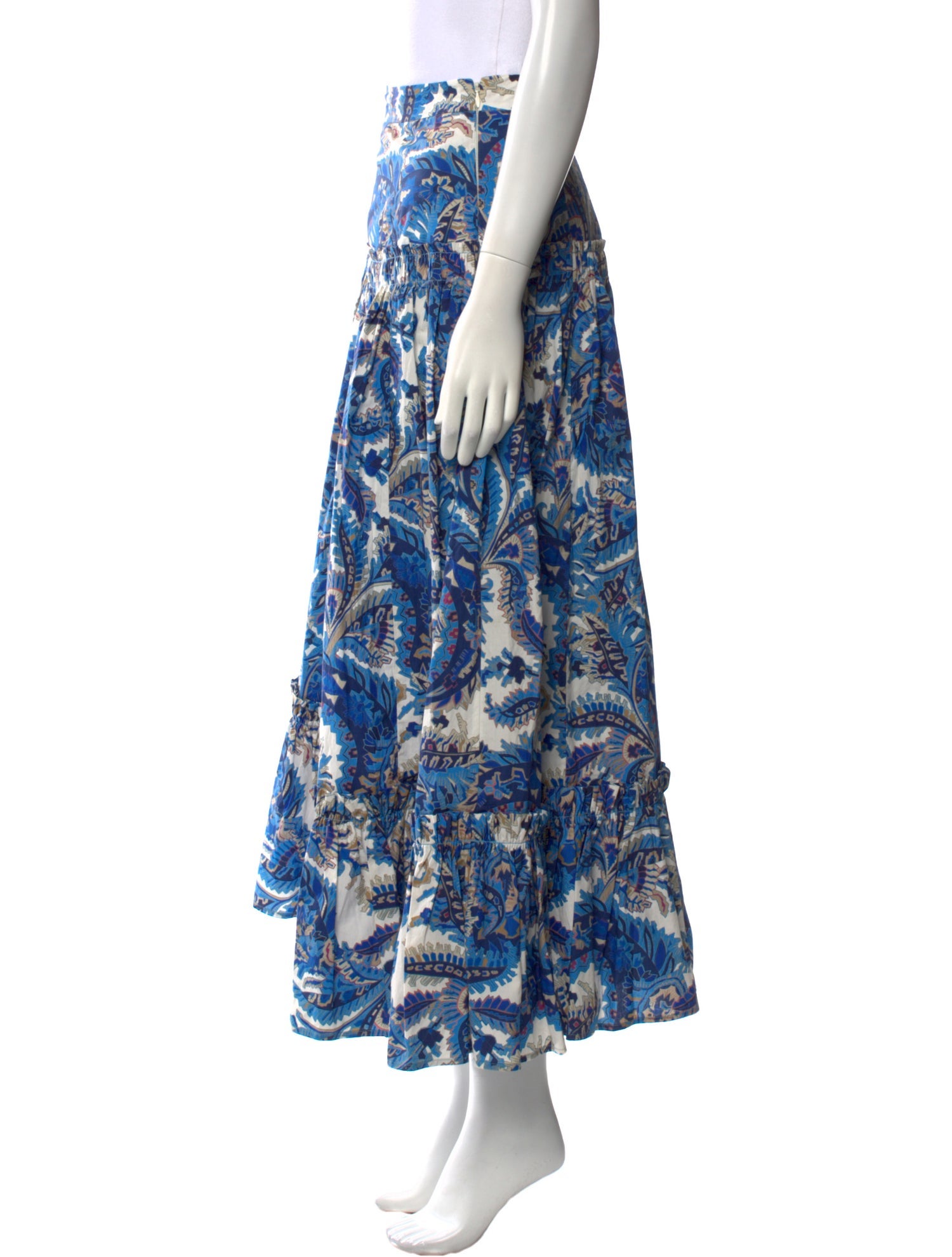 Cara Cara Floral Print Midi Length Skirt