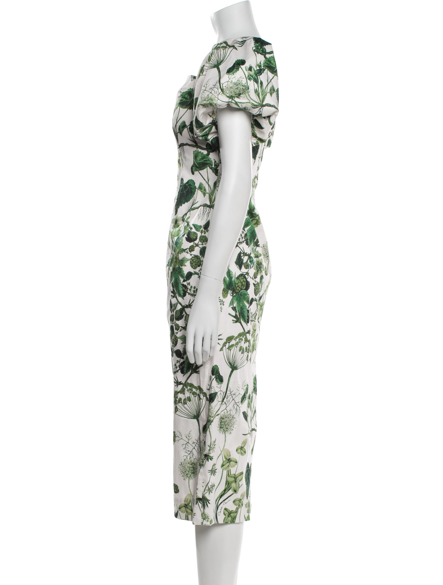 Cara Cara Floral Print Midi Length Dress w/ Tags