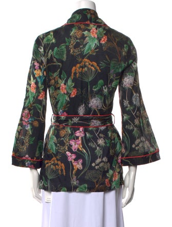 Cara Cara Floral Print V-Neck Blouse