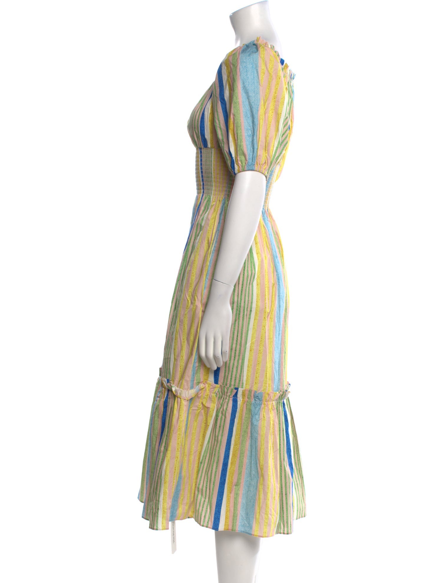 Cara Cara Striped Midi Length Dress