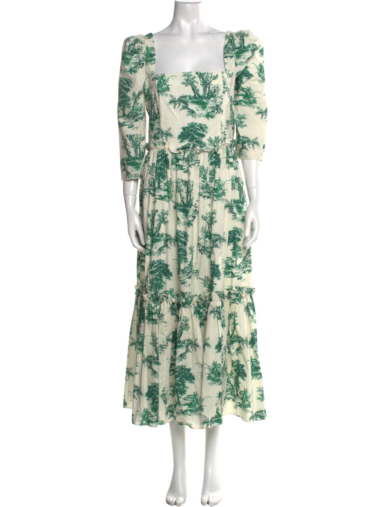 Cara Cara Floral Print Midi Length Dress