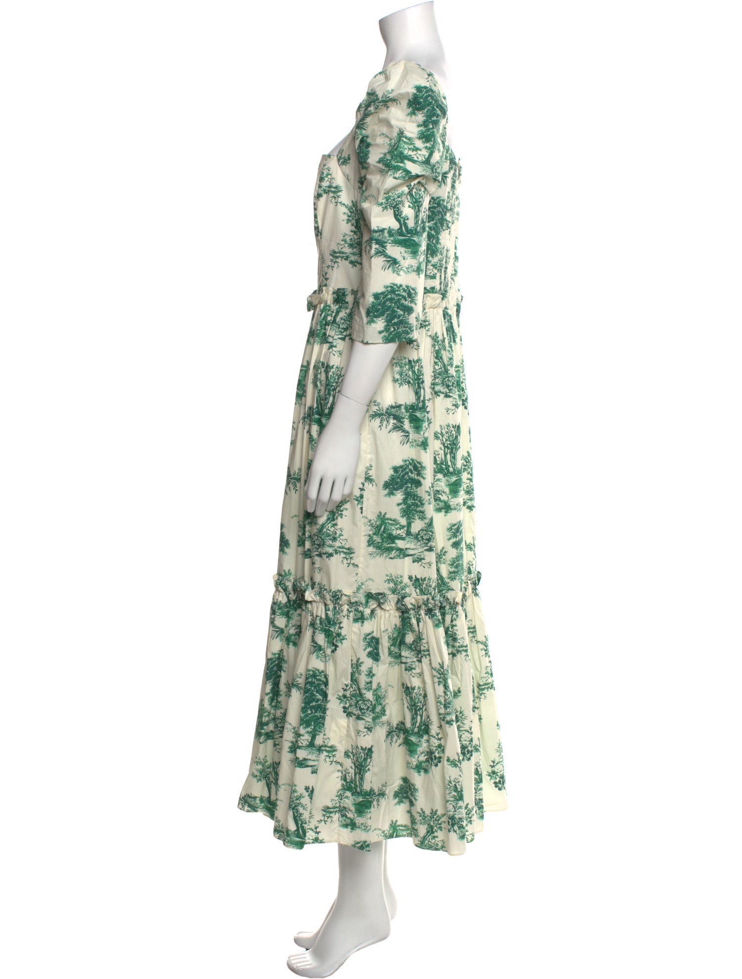 Cara Cara Floral Print Midi Length Dress