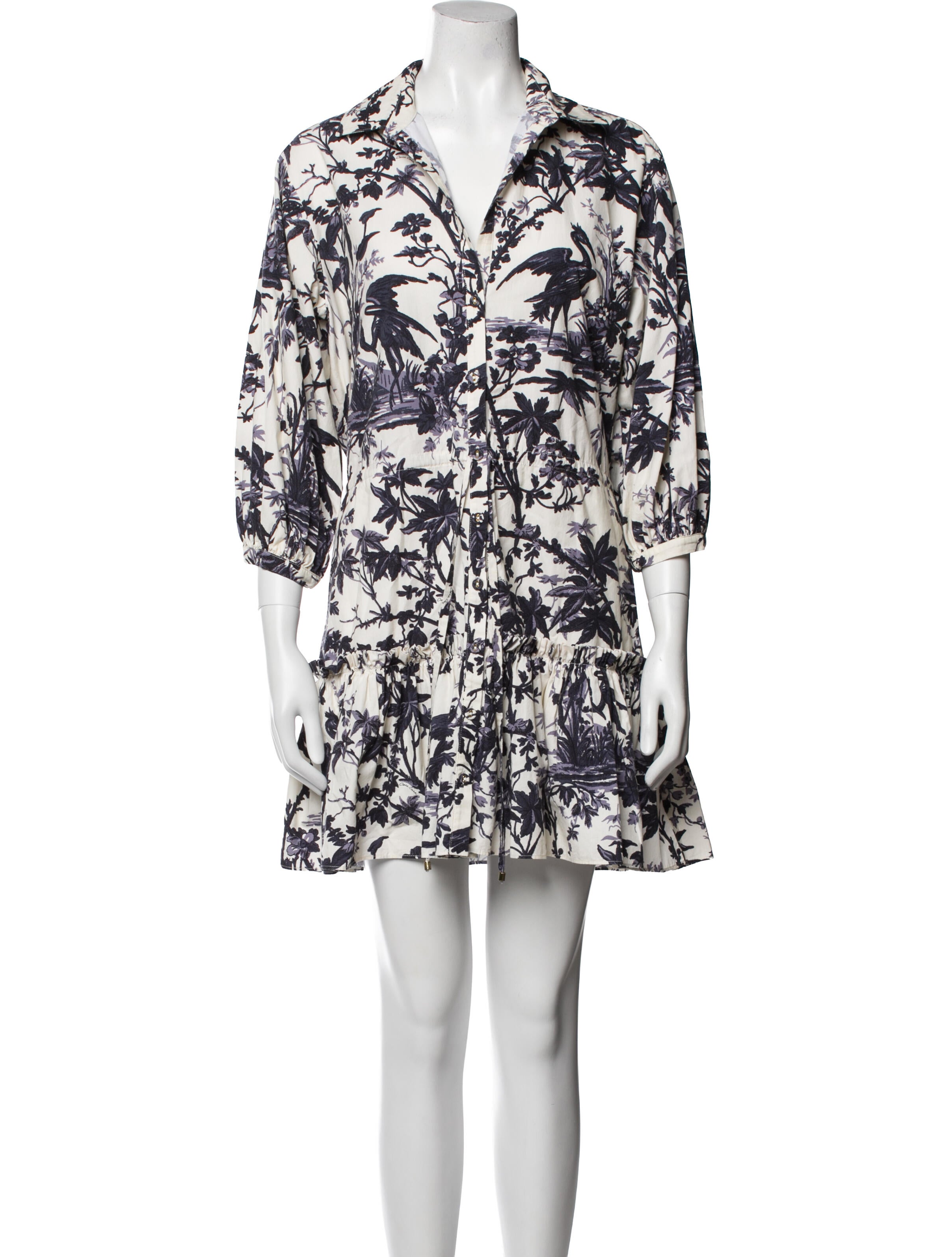 Cara Cara Floral Print Mini Dress