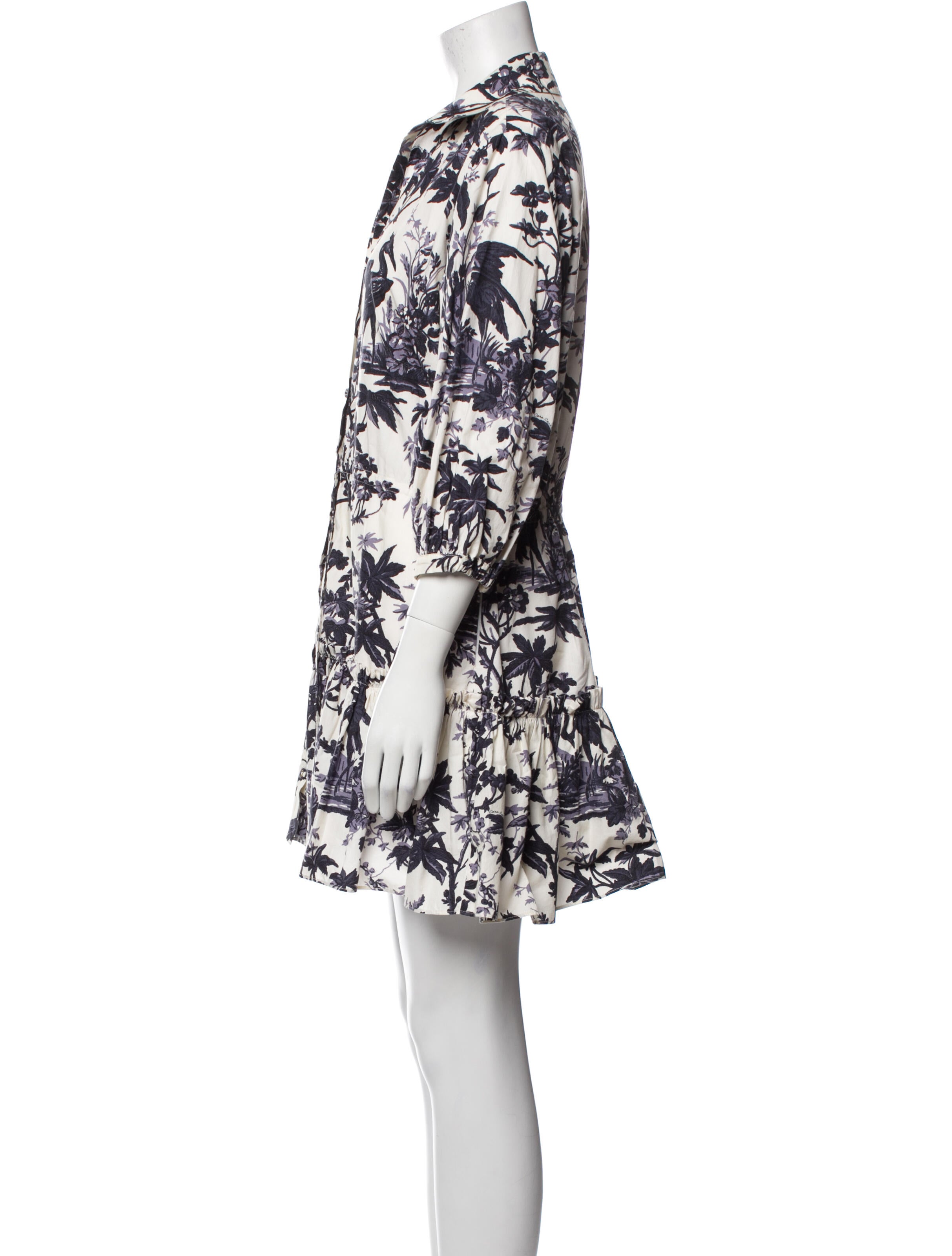 Cara Cara Floral Print Mini Dress