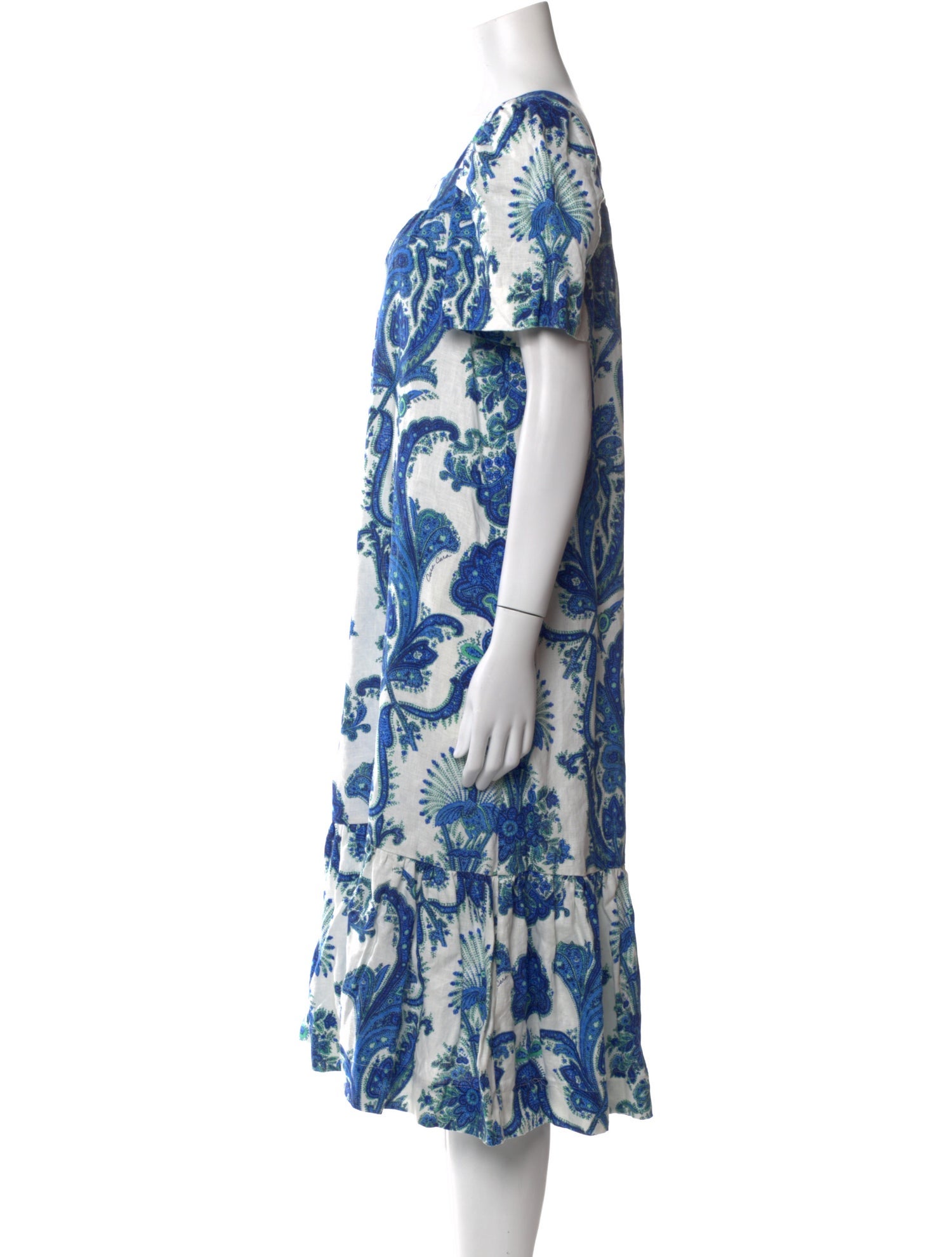 Cara Cara Linen Midi Length Dress