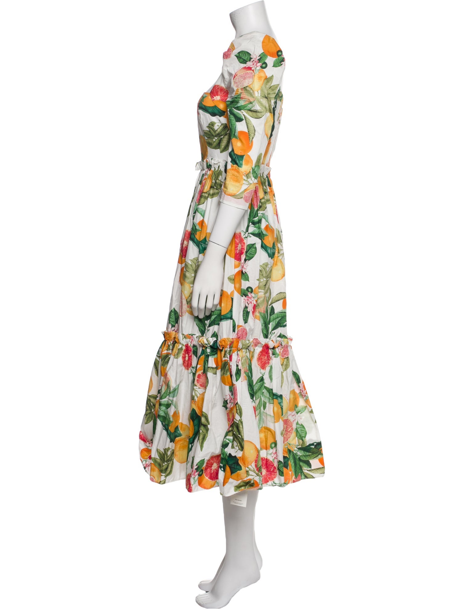 Cara Cara Floral Print Midi Length Dress