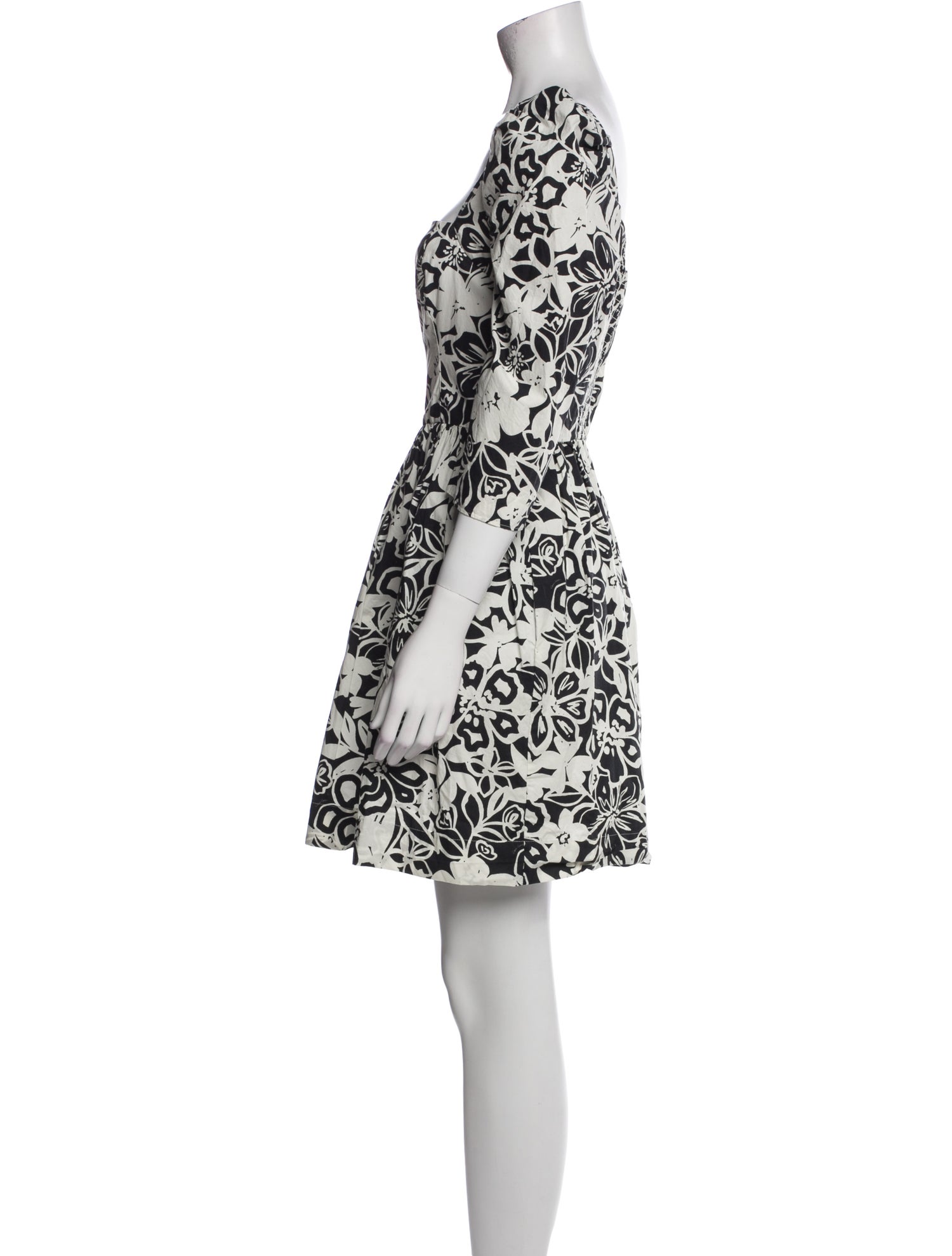 Cara Cara Floral Print Mini Dress