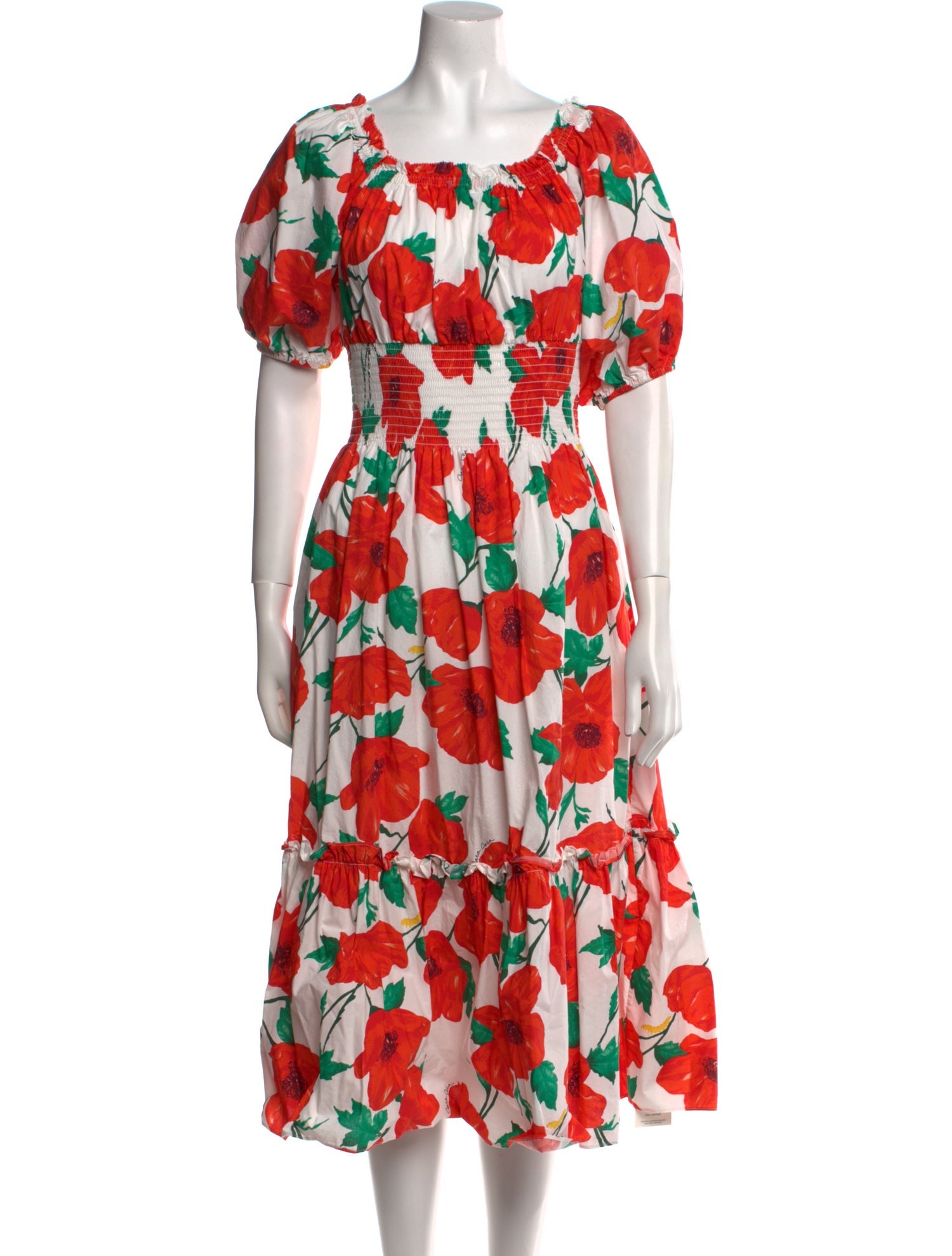Cara Cara Floral Print Midi Length Dress