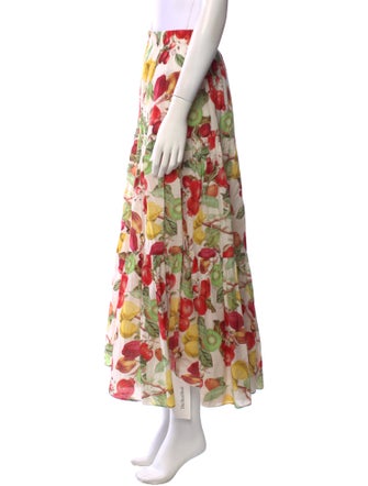 Cara Cara Floral Print Midi Length Skirt
