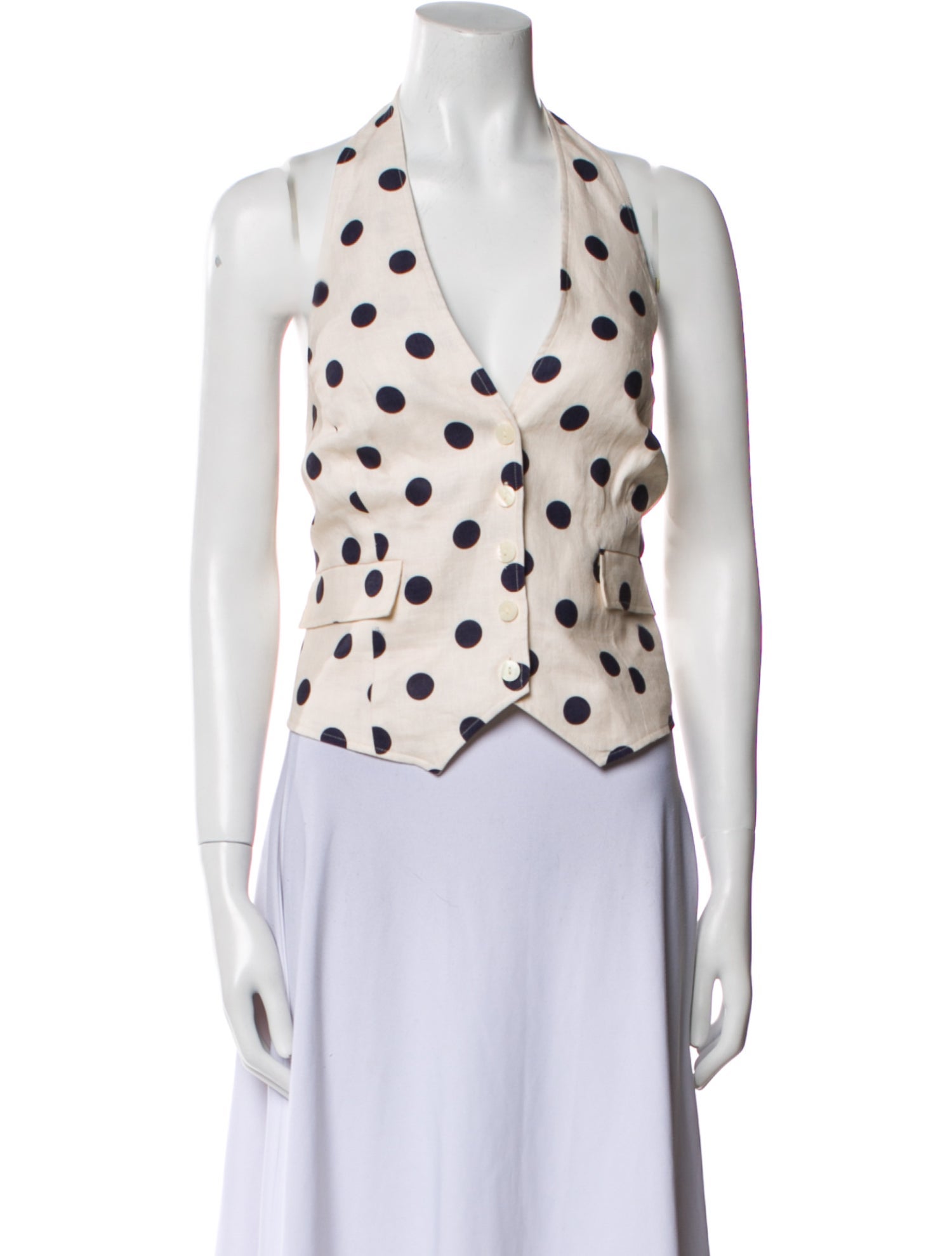 Cara Cara Linen Polka Dot Print Set