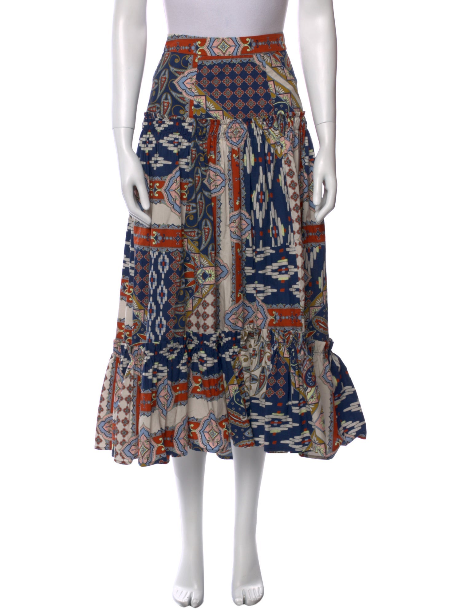 Cara Cara Printed Midi Length Skirt