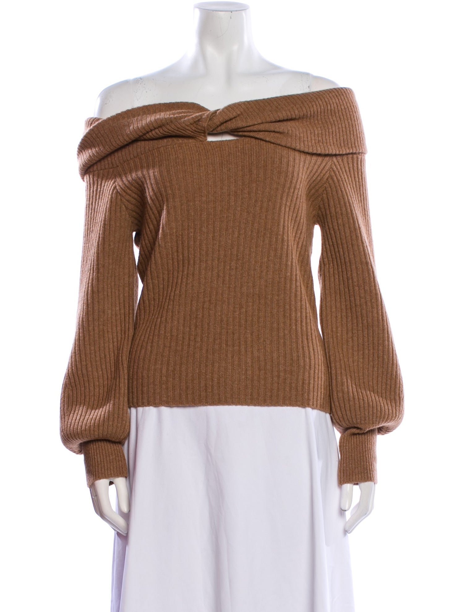 Cara Cara Wool Off-The-Shoulder Sweater