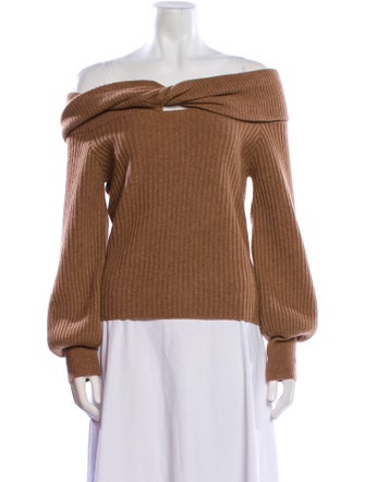 Cara Cara Wool Off-The-Shoulder Sweater