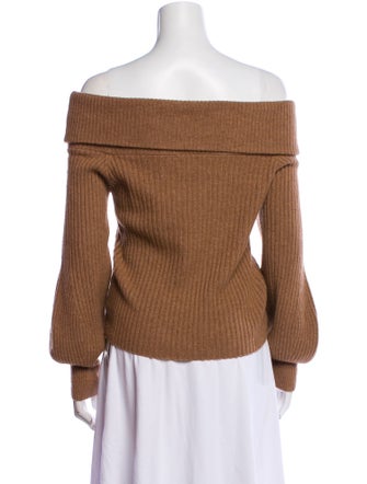 Cara Cara Wool Off-The-Shoulder Sweater