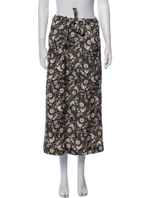 Cara Cara Floral Print Midi Length Skirt