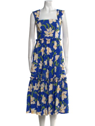 Cara Cara Floral Print Midi Length Dress
