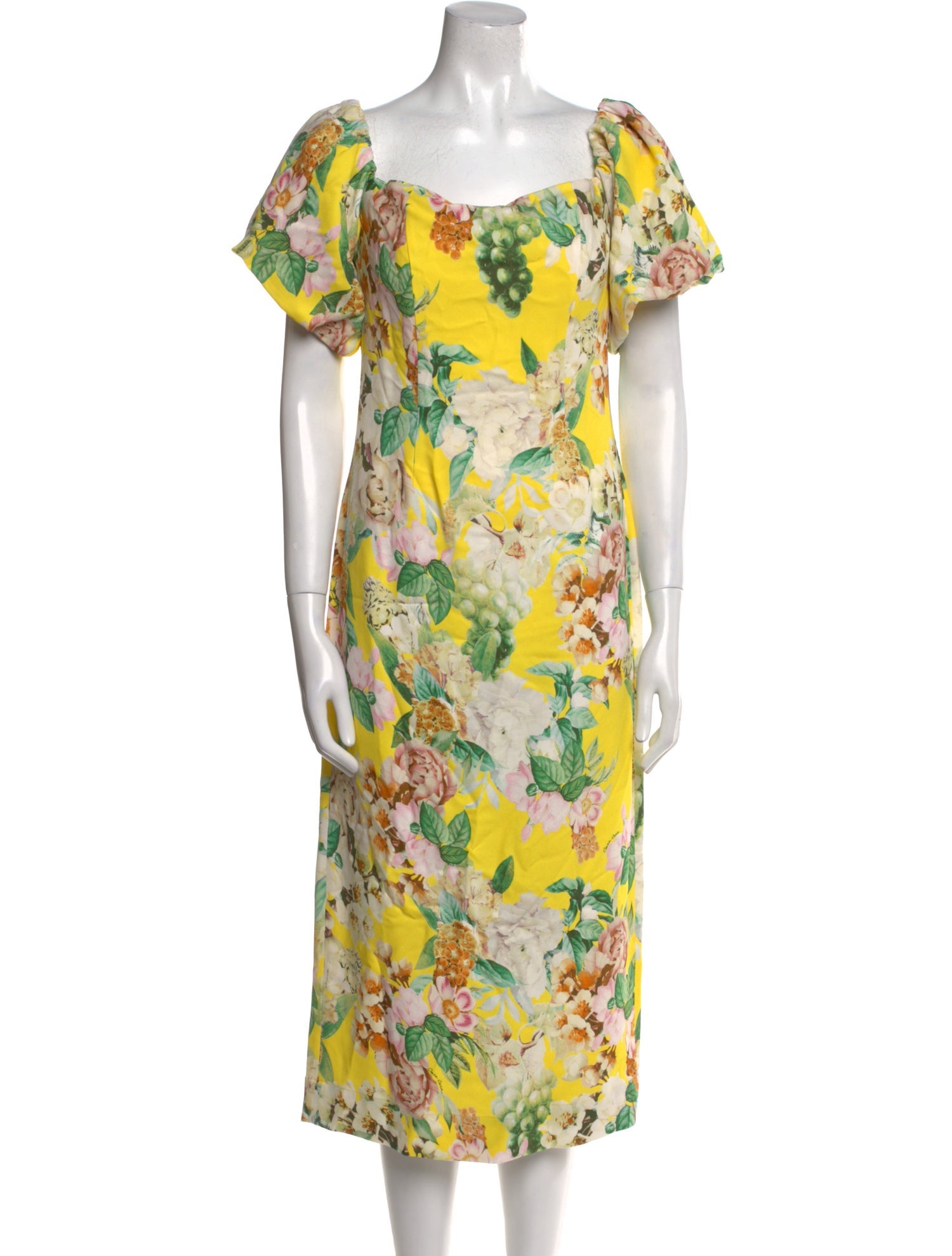 Cara Cara Floral Print Midi Length Dress
