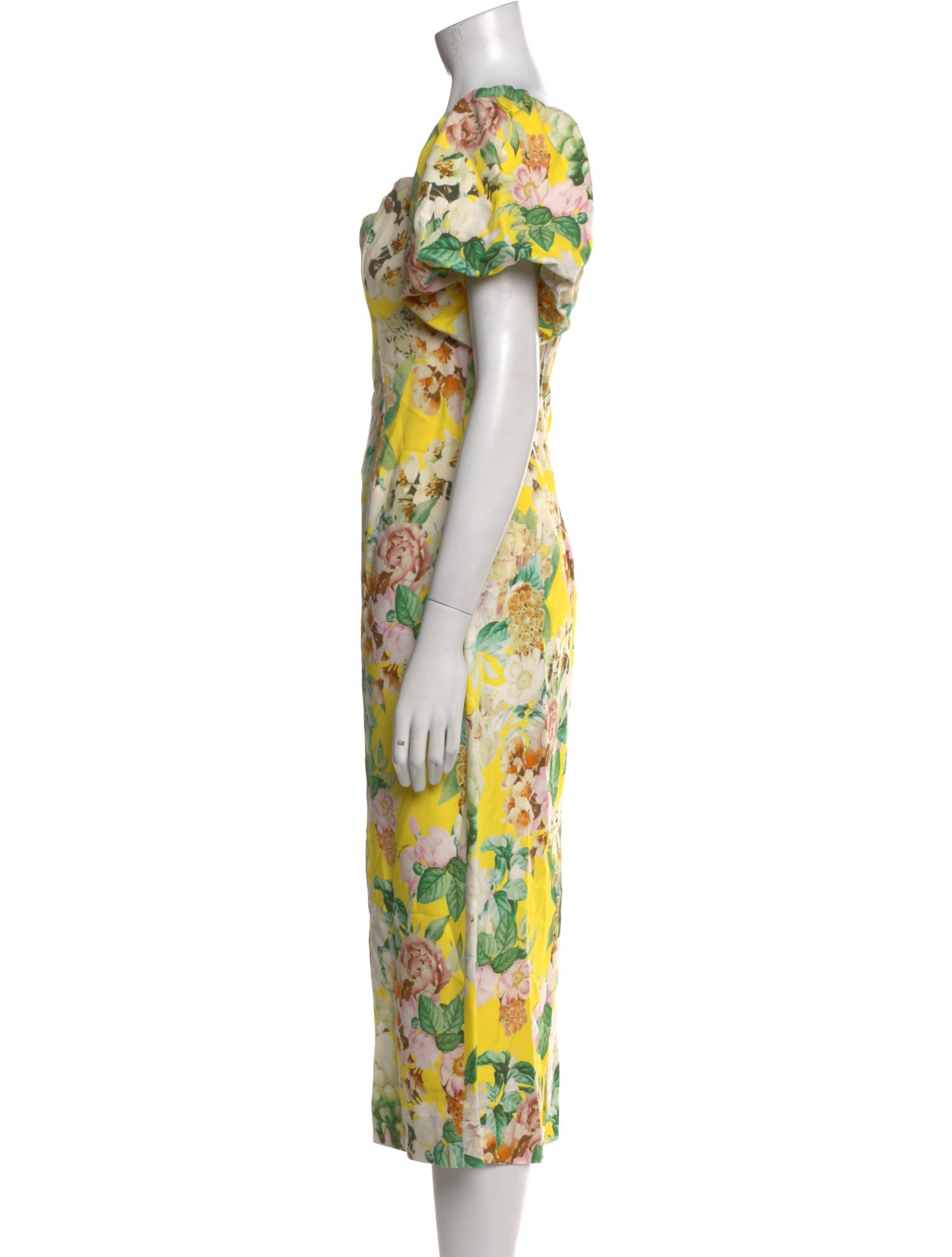 Cara Cara Floral Print Midi Length Dress