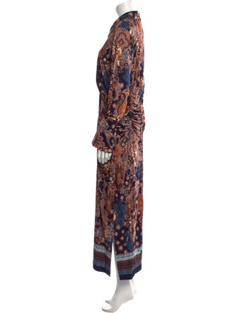 Cara Cara Paisley Print Long Dress