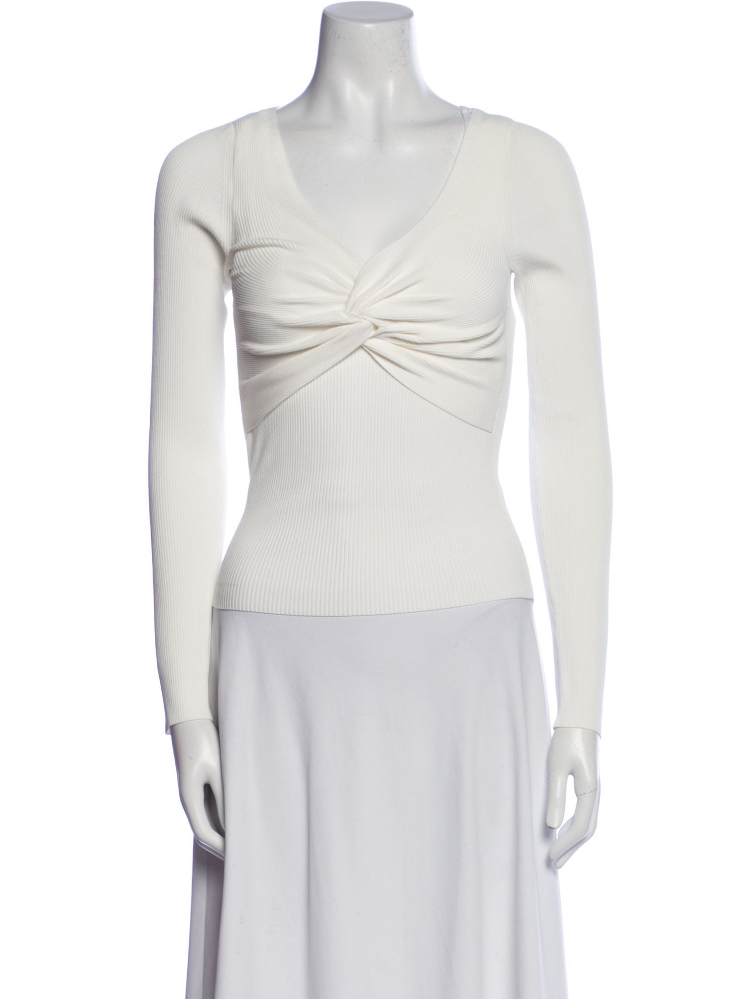 Cara Cara V-Neck Long Sleeve Crop Top