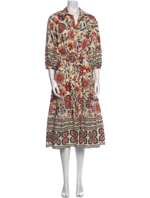 Cara Cara Printed Midi Length Dress