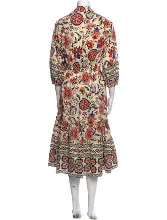 Cara Cara Printed Midi Length Dress