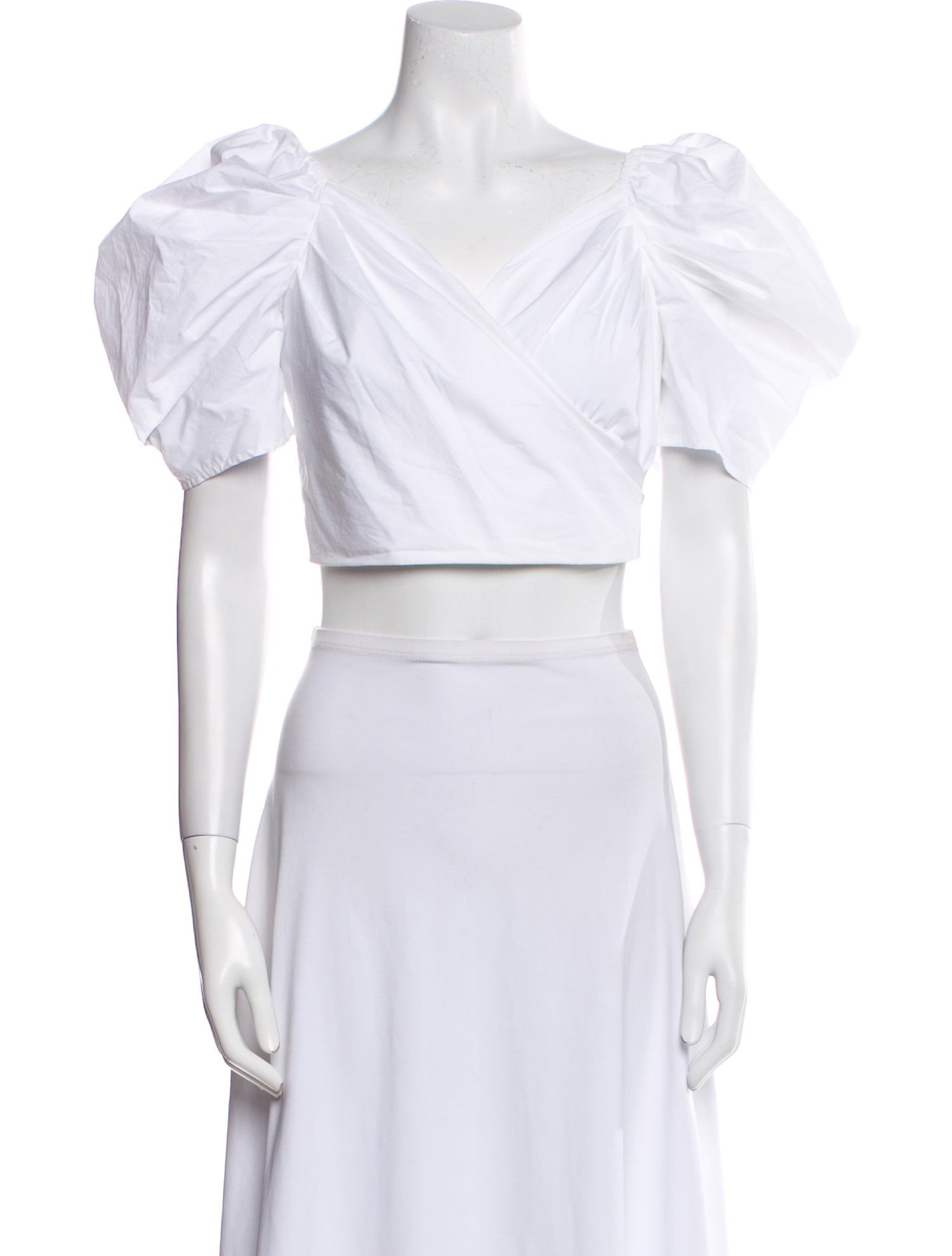 Cara Cara Off-The-Shoulder Short Sleeve Crop Top