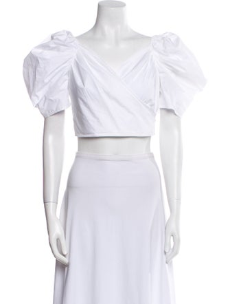 Cara Cara Off-The-Shoulder Short Sleeve Crop Top