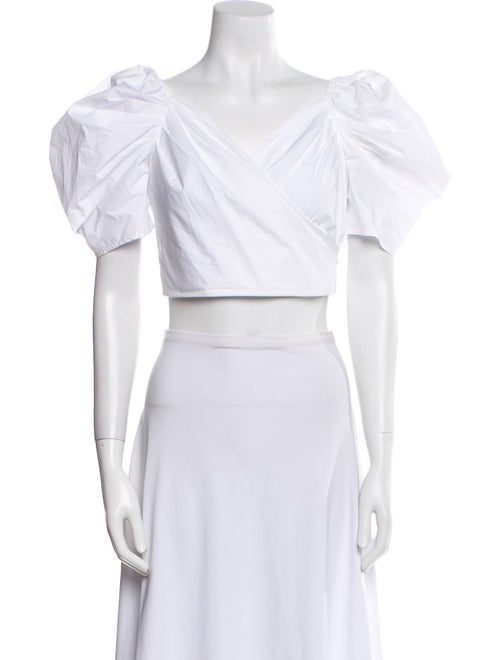 Cara Cara Off-The-Shoulder Short Sleeve Crop Top