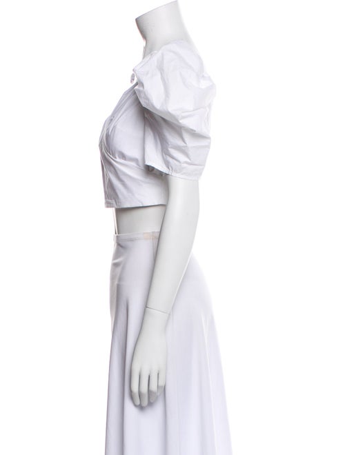 Cara Cara Off-The-Shoulder Short Sleeve Crop Top