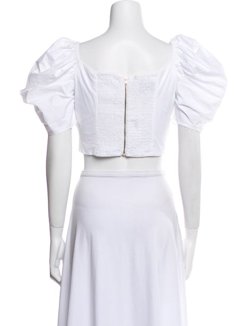 Cara Cara Off-The-Shoulder Short Sleeve Crop Top