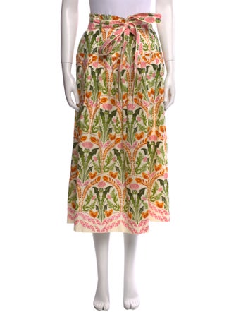 Cara Cara Printed Midi Length Skirt