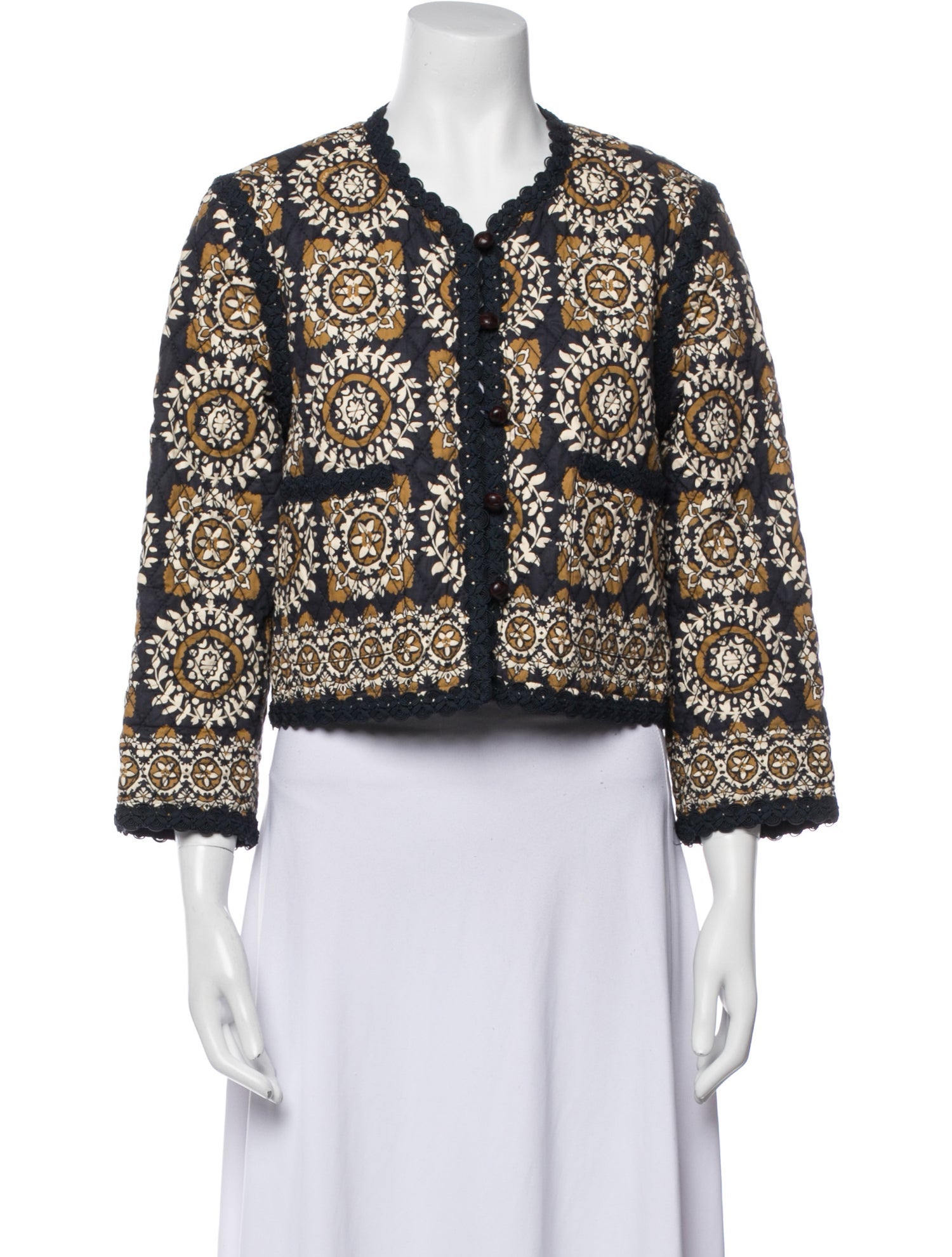 Cara Cara Printed Evening Jacket