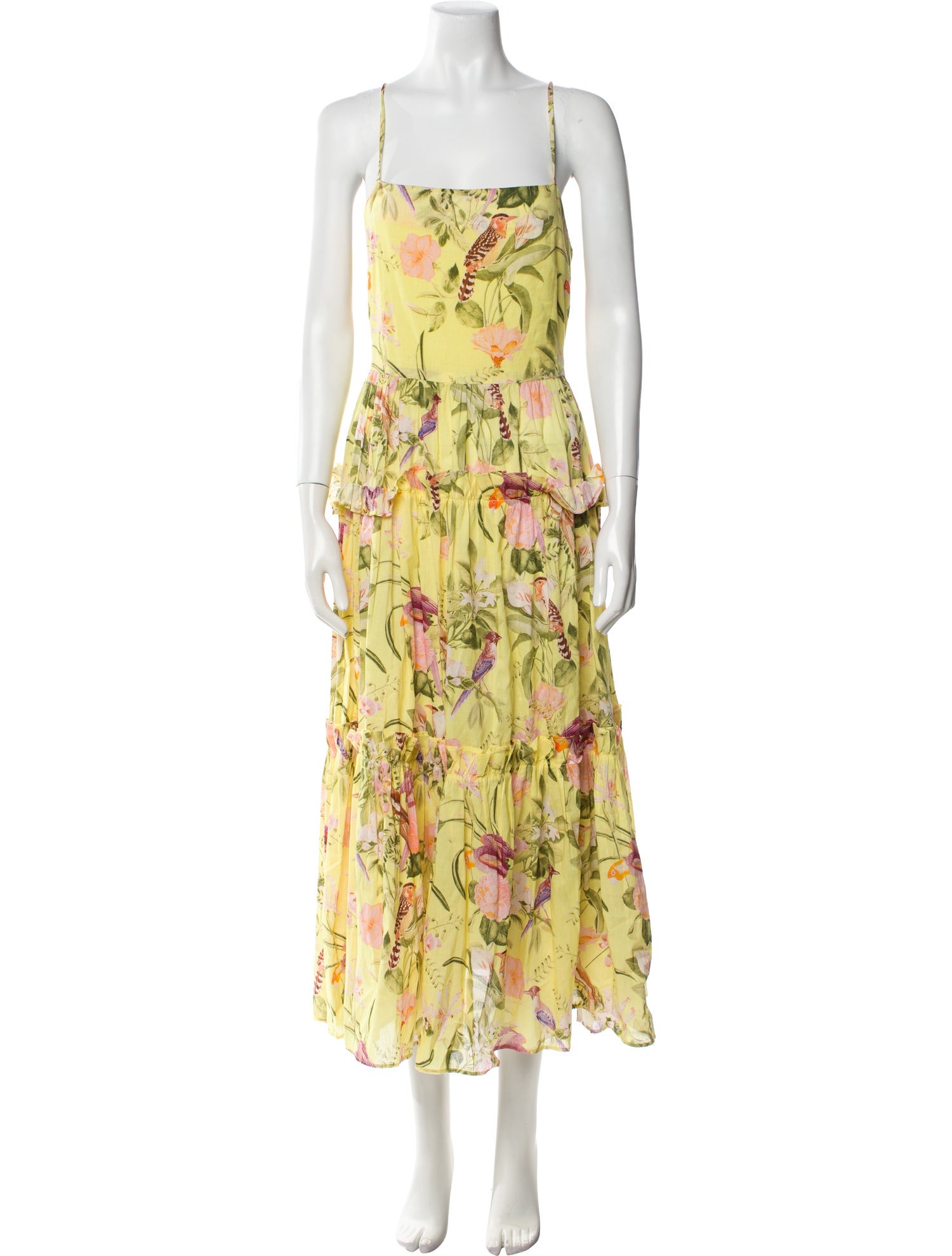 Cara Cara Floral Print Midi Length Dress