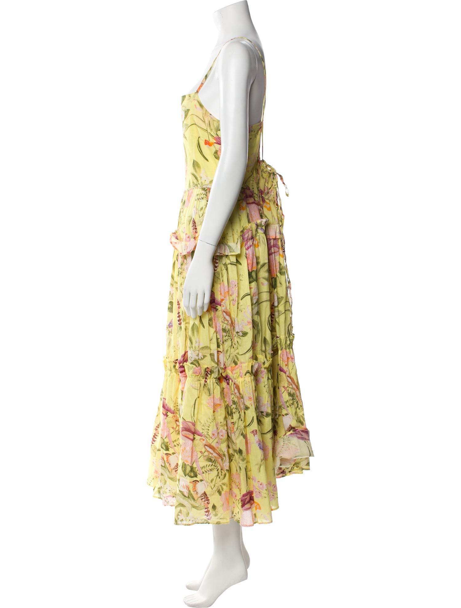 Cara Cara Floral Print Midi Length Dress