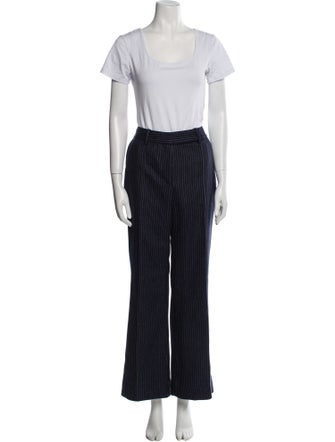 Cara Cara Wool Striped Pantsuit