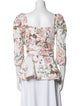 Cara Cara Linen Floral Print Blouse