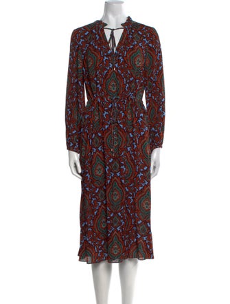 Cara Cara Printed Midi Length Dress