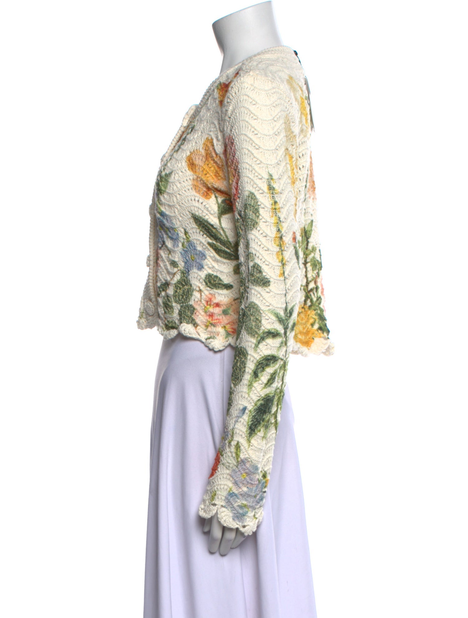 Cara Cara Floral Print Crew Neck Sweater w/ Tags