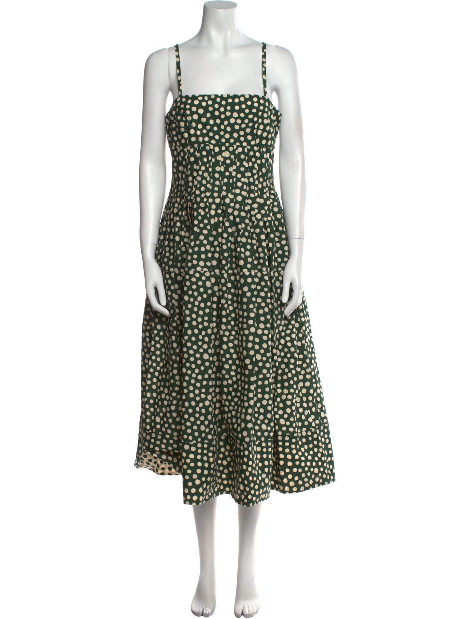 Cara Cara Polka Dot Print Long Dress w/ Tags