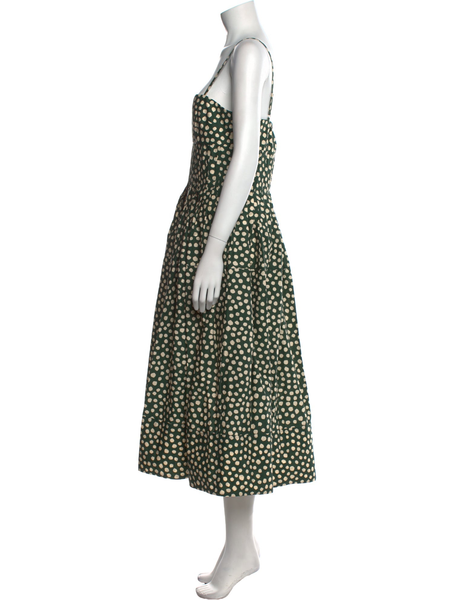 Cara Cara Polka Dot Print Long Dress w/ Tags
