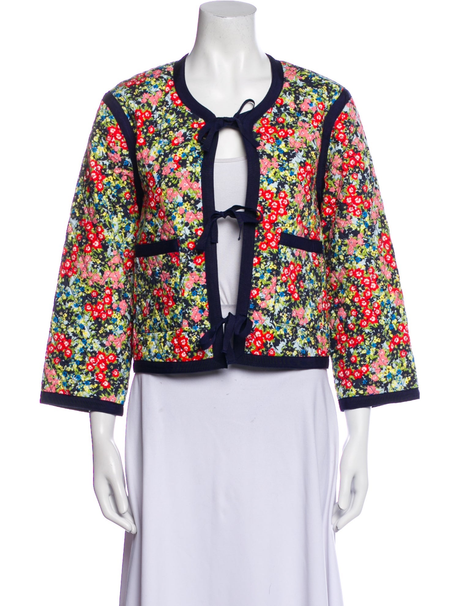 Cara Cara Floral Print Evening Jacket