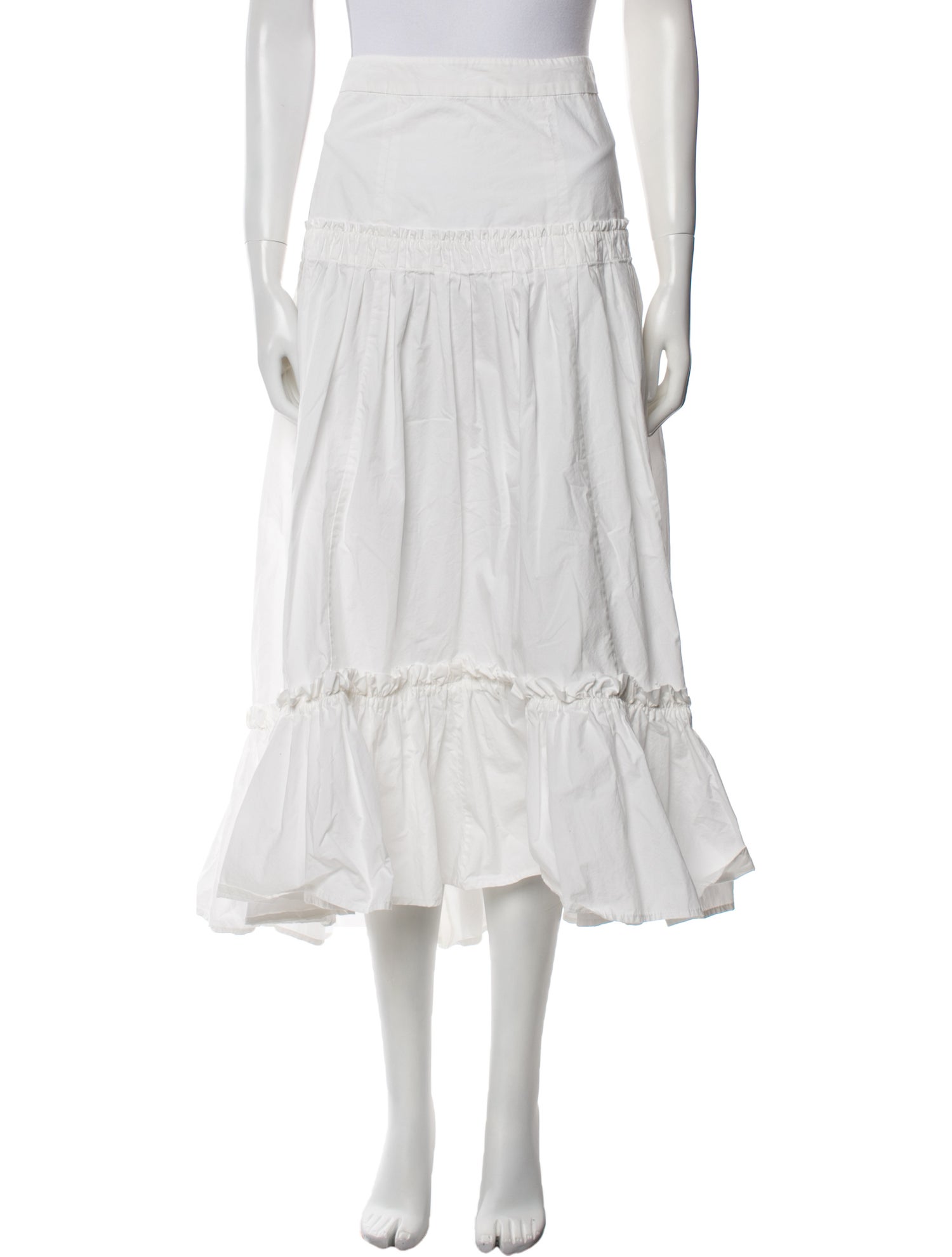 Cara Cara Ruffle Embellishment Midi Length Skirt