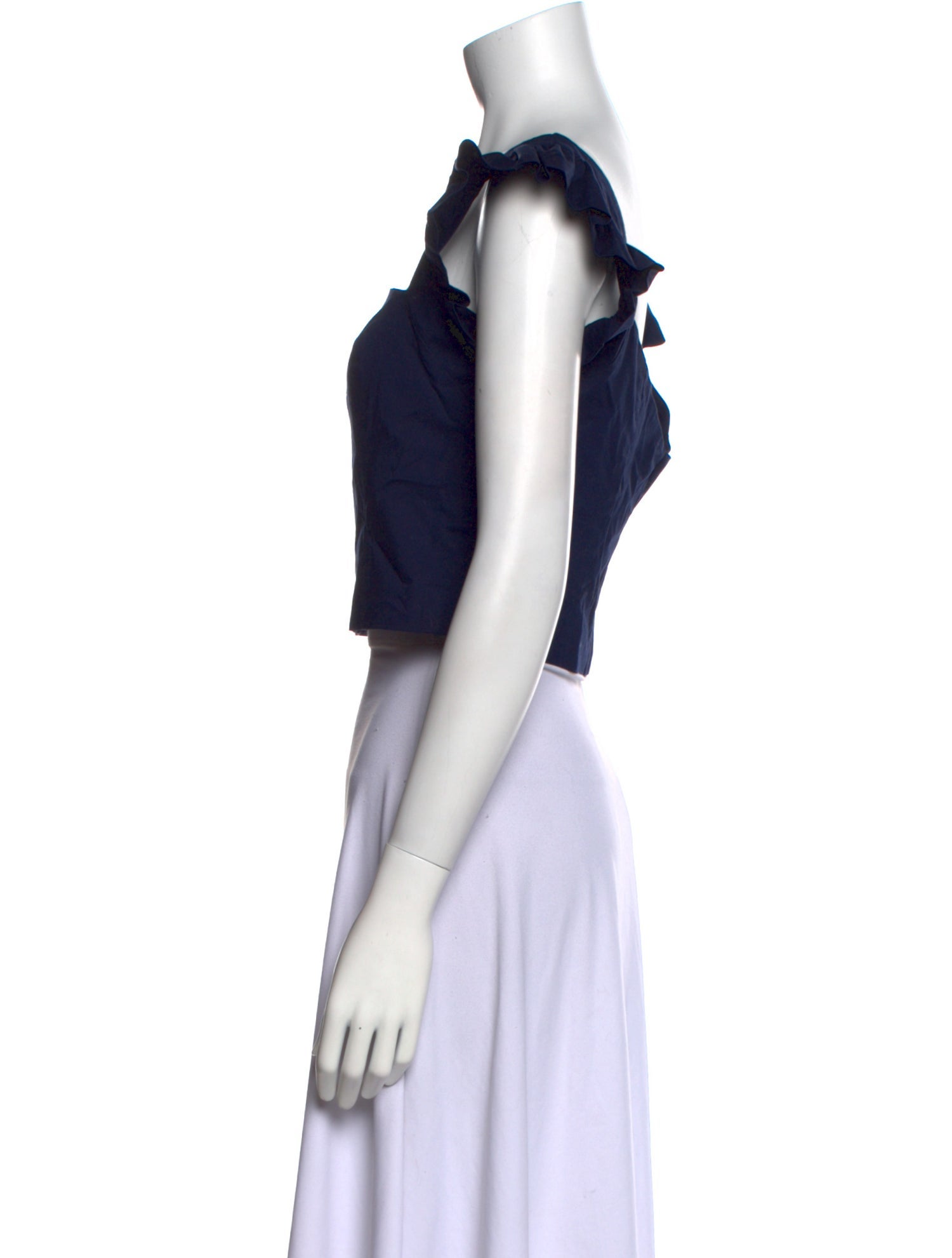 Cara Cara Square Neckline Sleeveless Crop Top